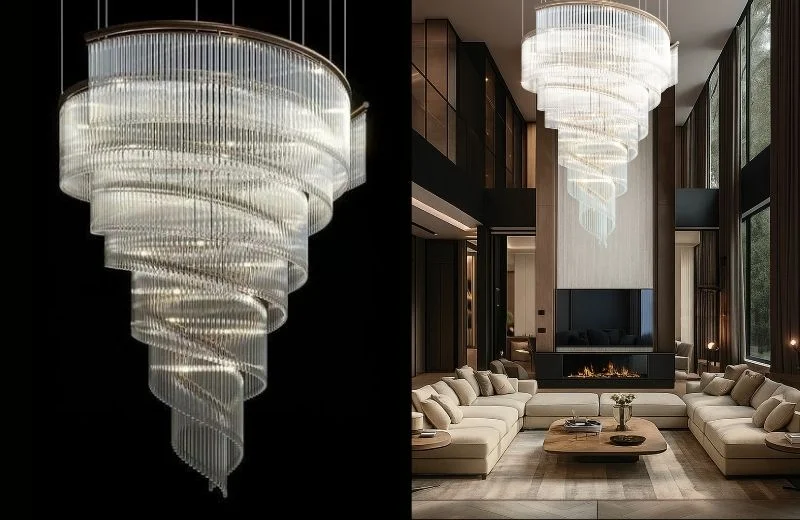 Đèn thả pha lê TPL9665 nâng tầm không gian sống