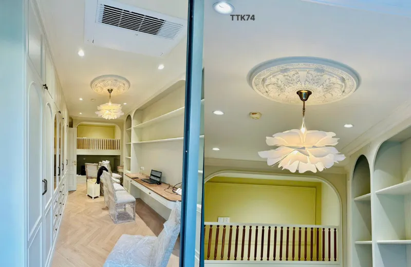 Đèn thả trần phòng khách - thiết kế thả nghệ thuật trang trí không gian sống thêm sang trọng