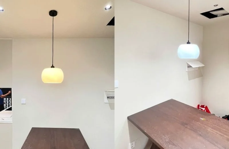 Đèn thả thuỷ tinh TT49 phù hợp bàn ăn, đảo bếp, quầy bar