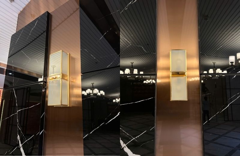 Đèn tường VD51 tạo nên không gian sang trọng cho phòng khách, hành lang, phòng ngủ