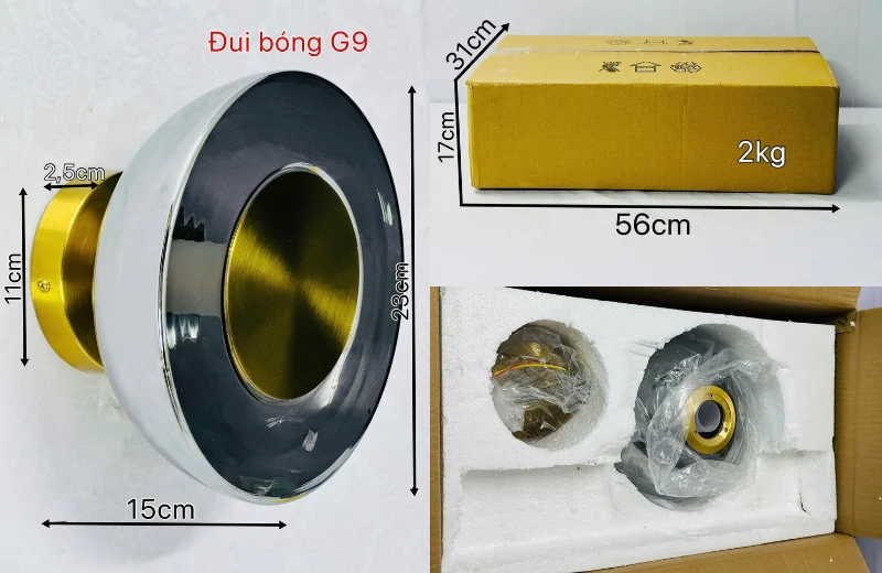 Thông số chi tiết Đèn Tường Thiết Kế VK136