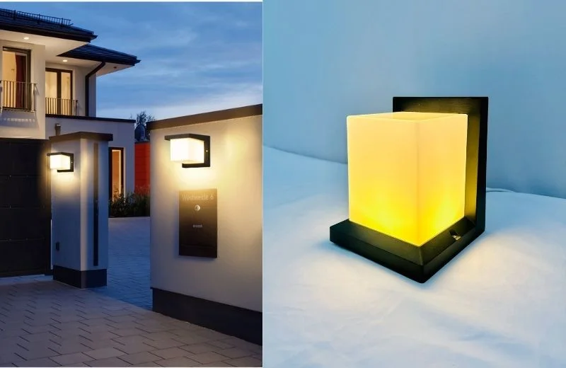 Ảnh thật Đèn Tường VNT2230 bên ngoài