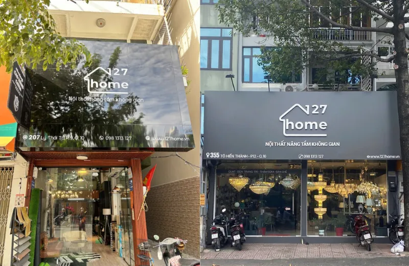 Đèn trang trí phòng khách- hình ảnh showroom 127home
