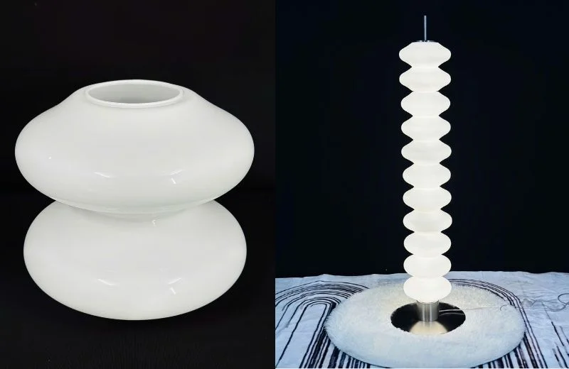 Kiểu dáng và chất liệu đèn đứng DD25