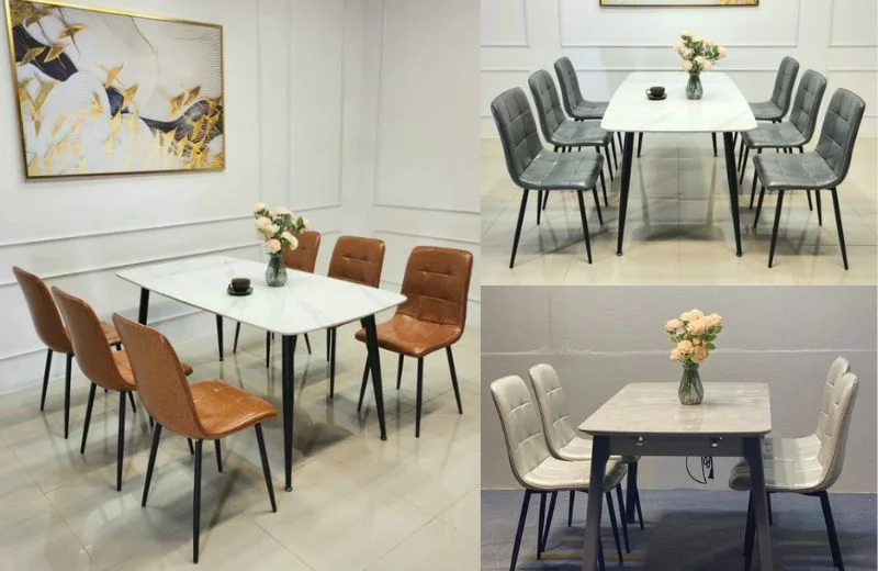 Mẫu ghế ăn Caro GK05 với 3 màu sắc lựa chọn linh hoạt