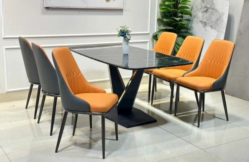 Mẫu ghế ăn Monet VIP - GT28 cam