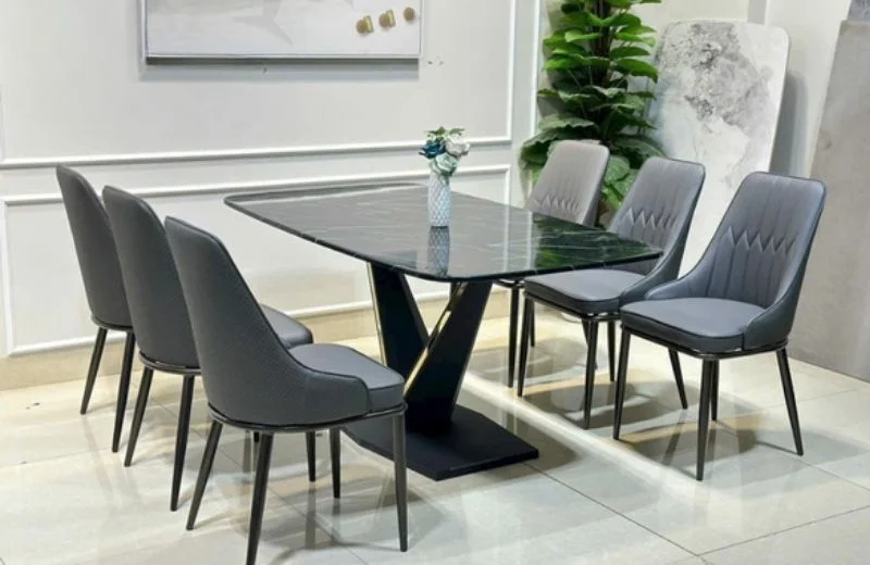 Mẫu ghế ăn Monet VIP - GT28 ghi