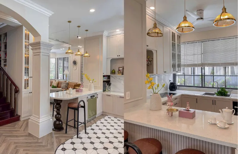 Đèn thả thủy tinh TT23A - thiêt kế hiện đại tối giản trang trí không gian sống sang trọng