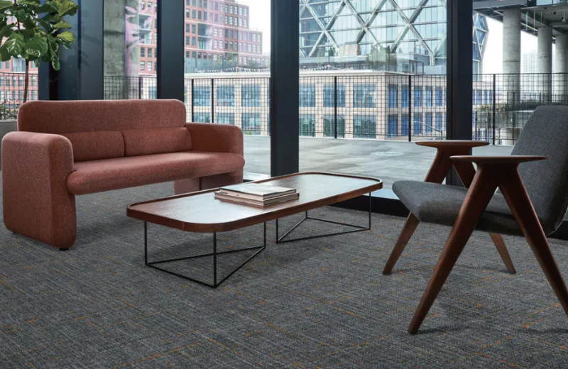 Thảm Tấm Văn Phòng TTHD2V2-B Dễ Vệ Sinh - Không Bám Bụi Bẩn