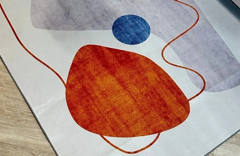 Ảnh chụp cận chi tiết và thiết kế thảm in 3D SFINH5