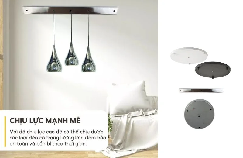 Ứng dụng Đế Thả 3 Lỗ