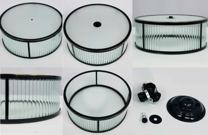 Ảnh cận chi tiết Đèn Ốp Trần Đồng OD11