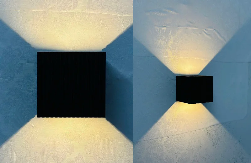 Ảnh cận Đèn Hắt Tường VNT2215 lúc bật đèn