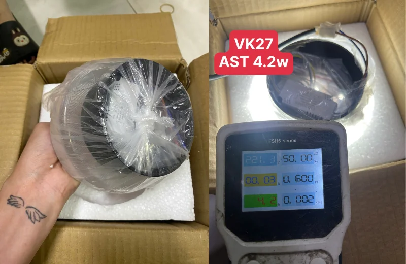 Công suất và đóng gói Đèn Tường VK27 