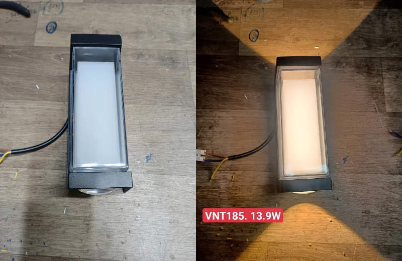 Ảnh thật Đèn Tường Ngoài Trời VNT185