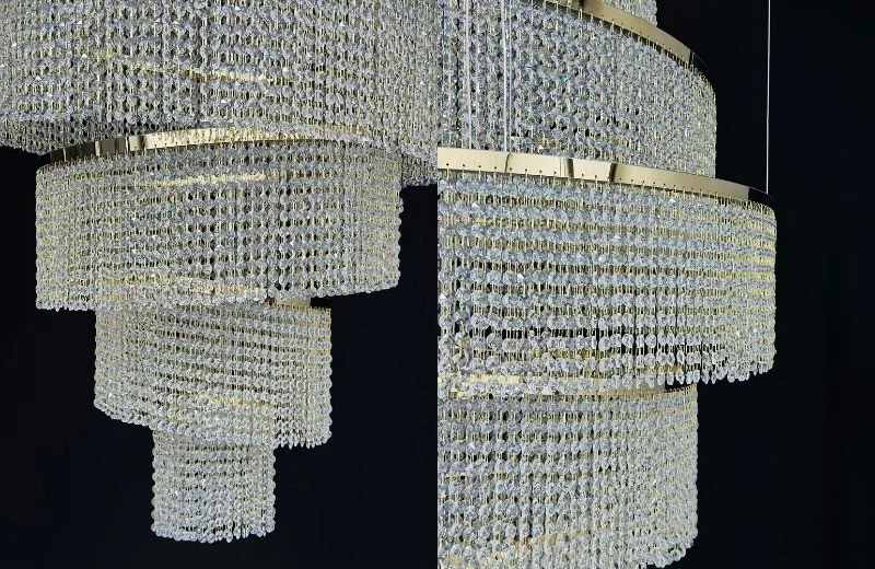 Chi tiết đèn thả pha lê TPL21