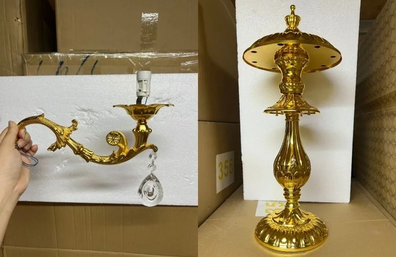 Chi tiết đèn chùm DC1708T18