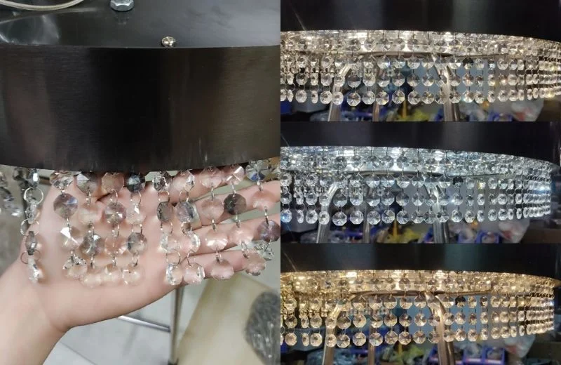 Chất liệu đèn thả pha lê TPL11T800