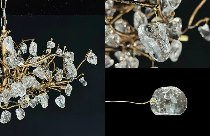 Chi tiết đèn thả pha lê TPL2003