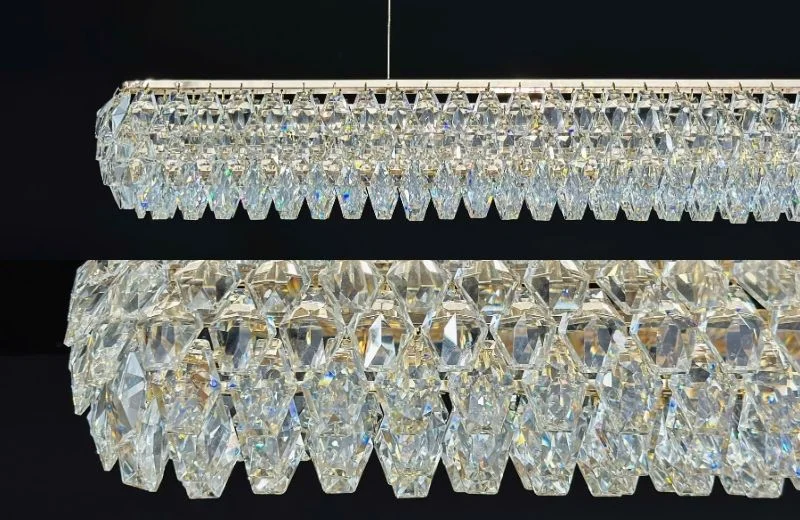 Chi tiết đèn thả pha lê TPL588T1200