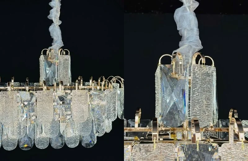 Chi tiết đèn thả pha lê TPL6291N970