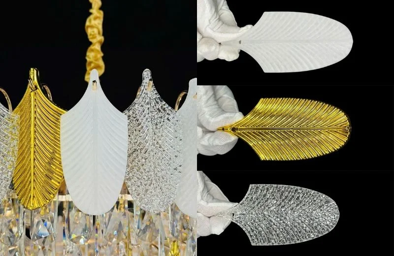 Chi tiết đèn thả pha lê TPL8032