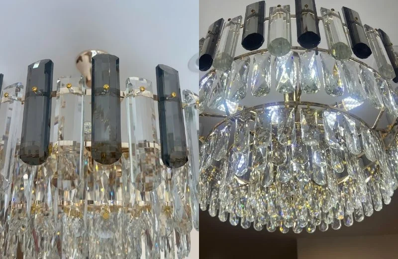 Đèn thả pha lê TPL88207 sử dụng pha lê cao cấp