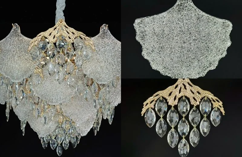 Chi tiết đèn thả pha lê TPL8918T800