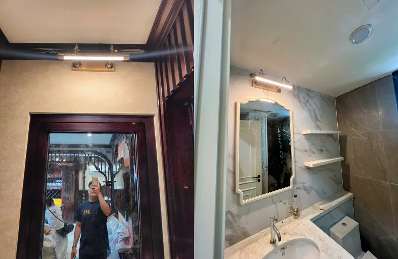 đèn rọi tranh rt5543 - ngoài chức năng đèn chiếu tranh, sản phẩm còn có thể dùng làm đèn rọi gương hoặc đèn rọi tranh phòng khách, giúp không gian trở nên ấm cúng và sang trọng hơn.