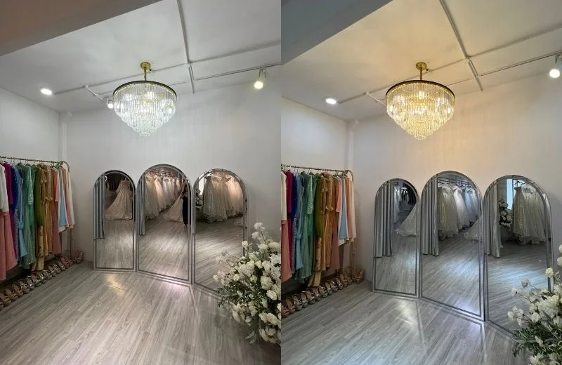 Đèn thả pha lê TPL08T750 cho không gian sang trọng, bắt mắt