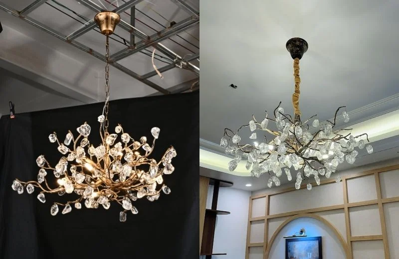 Đèn thả pha lê TPL2003T1000 điểm nhấn phong cách cho không gian