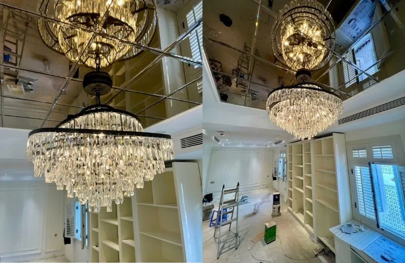 Đèn thả pha lê TPL691T800 điểm nhấn khác biệt cho không gian có gu