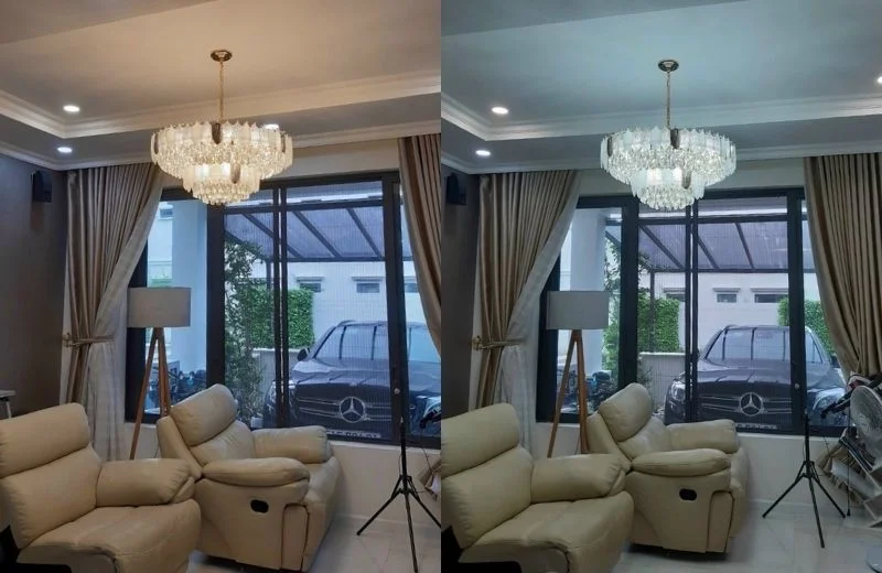 Đèn thả pha lê TPL8032T800 sang trọng, bắt mắt