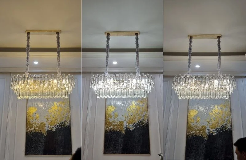 Đèn thả pha lê TPL8188 LED 3 chế độ linh hoạt sử dụng