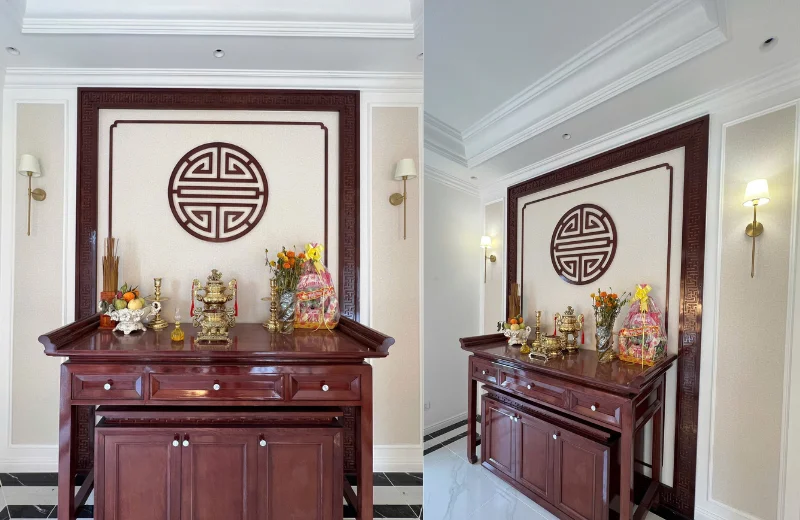 Ảnh thật Đèn Tường VDC01 lắp đặt tại nhà khách 2