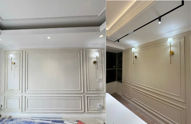 Ảnh thật Đèn Tường VDC01 lắp đặt tại nhà khách