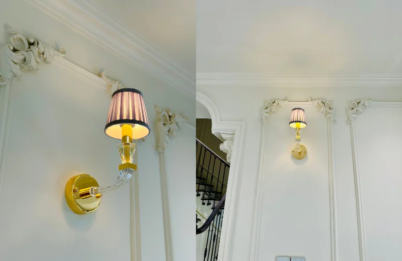 Ảnh thật Đèn Tường Pha Lê VDC8898T1