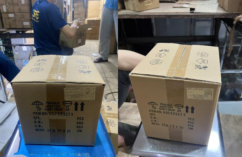 Kích thước thùng Đèn Tường VDC9033