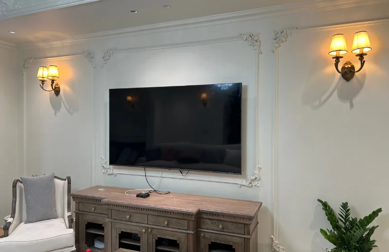 Ảnh thật Đèn Tường VDC9033T2 lắp đặt tại nhà khách