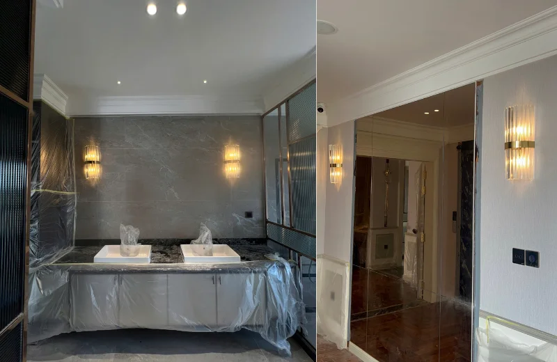 Ảnh thật Đèn Tường Pha Lê VPL05