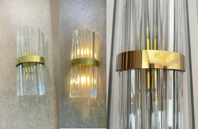 Ảnh cận chi tiết Đèn Tường Pha Lê VPL05