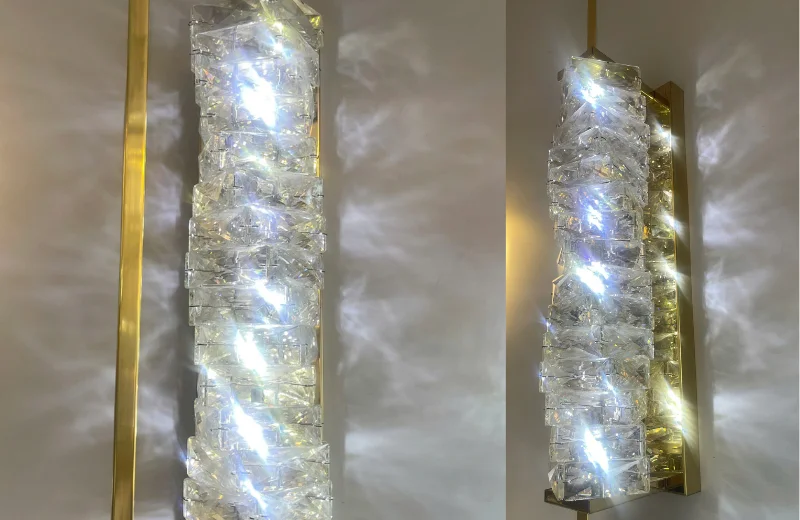 Ảnh thật Đèn Tường Pha Lê VPL27V