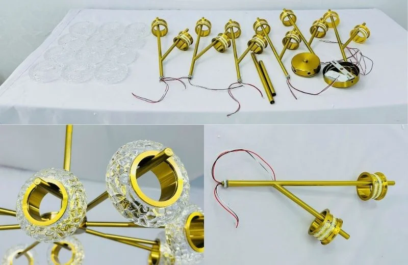 Chi tiết đèn thả thiết kế TTK108T12