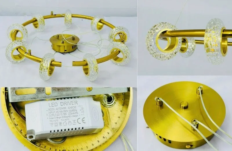 Chi tiết đèn thả thiết kế TTK108T9