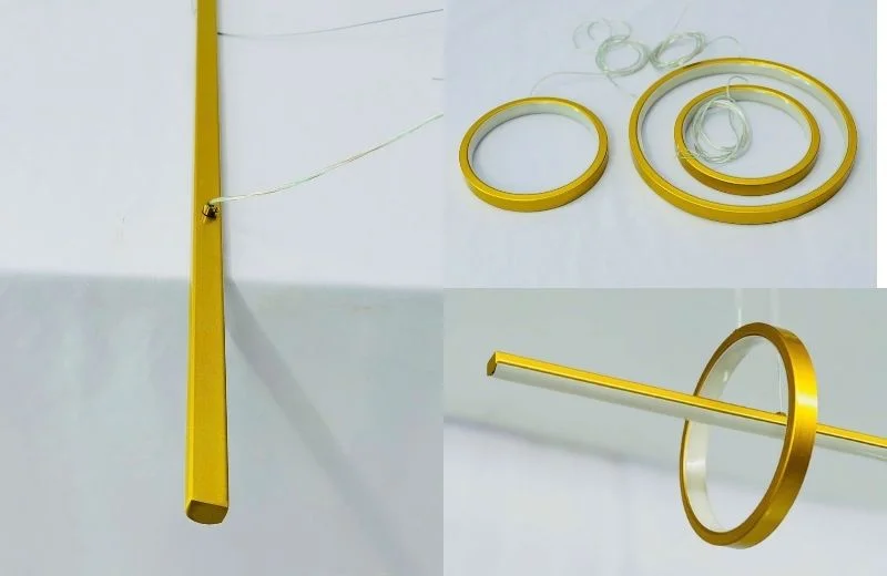 Chi tiết đèn thả thiết kế TTK119