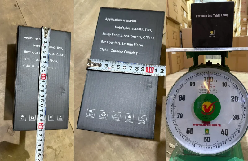 Kích thước hộp Đèn Bàn DB03