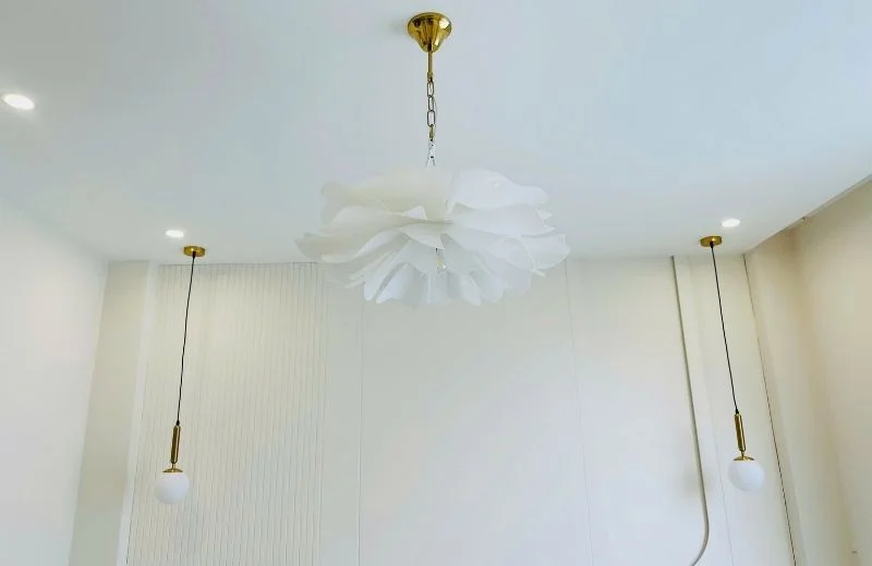 Đèn thả thiết kế TTK03D phối cùng đèn thả thiết kế TTK74