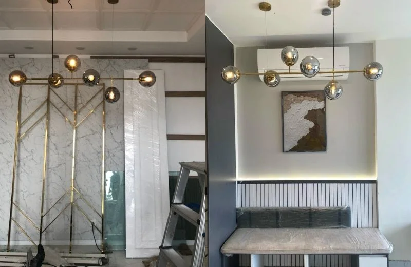 Đèn thả thiết kế TTK107N6 hoàn thiện 2