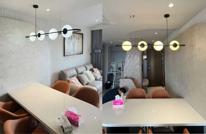 Đèn thả thiết kế TTK138T4 hoàn thiện