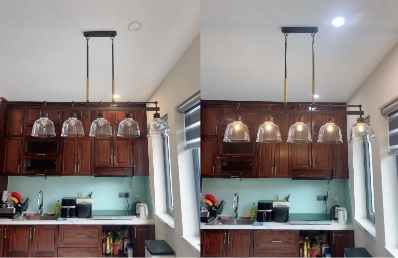 Đèn Thả Thiết Kế TTK61N5 hoàn thiện